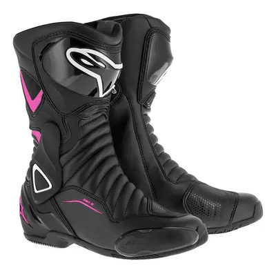 ALPINESTARS boty STELLA S-MX 6, ALPINESTARS, dámské (černé/fialové/bílé) 2024 Velikost/Provedení