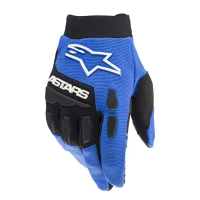 ALPINESTARS rukavice FULL BORE, ALPINESTARS, dětské (modrá/černá) 2025 Velikost/Provedení: