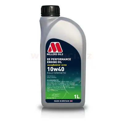 MILLERS OILS EE PERFORMANCE 10w40, plně syntetický (Nanodrive) 1 l