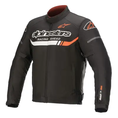 bunda T-SP IGNITION WATERPROOF, ALPINESTARS (černá/bílá/červená fluo) 2025 Velikost/Provedení: