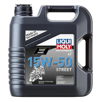 LIQUI MOLY Motorbike 4T 15W50 Street, polosyntetický motorový olej 4 l