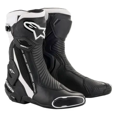 boty SMX PLUS 2, ALPINESTARS (černá/bílá) 2025 Velikost/Provedení: