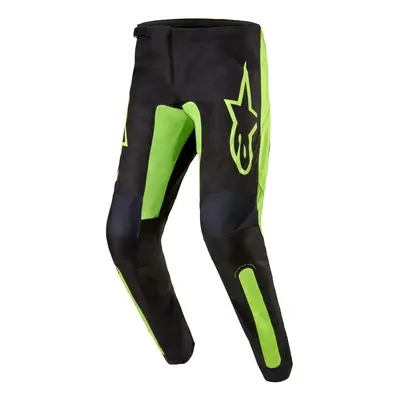 kalhoty FLUID LURV, ALPINESTARS (černá/žlutá fluo) 2024 Velikost/Provedení: