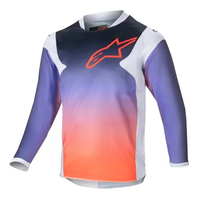 ALPINESTARS dres RACER HOEN KIDS, ALPINESTARS, dětský (světle šedá/gradient/černá) 2024 Velikost