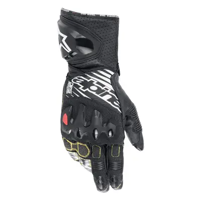 rukavice GP TECH 2, ALPINESTARS (černá/bílá) 2025 Velikost/Provedení: