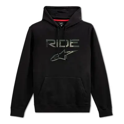 mikina RIDE 2.0 CAMO HOODIE, ALPINESTARS (černá) Velikost/Provedení: