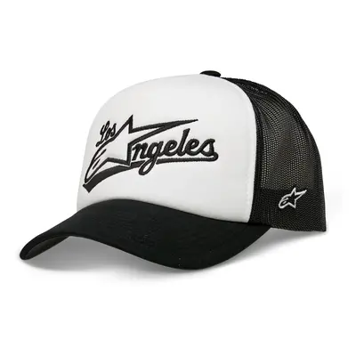 kšiltovka LOS ANGELES FOAM TRUCKER HAT, ALPINESTARS (bílá/černá)