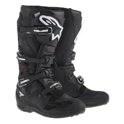 boty TECH 7, ALPINESTARS (černé) 2024 Velikost/Provedení: