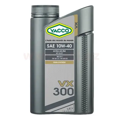 Motorový olej YACCO VX 300 10W40, 1 L