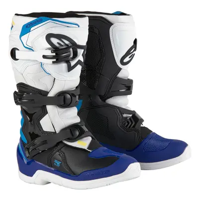 ALPINESTARS boty TECH 3S YOUTH, ALPINESTARS, dětské (bílá/černá/modrá) 2025 Velikost/Provedení: