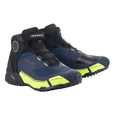 boty CR-X DRYSTAR, ALPINESTARS (modrá/žlutá fluo/černá) 2025 Velikost/Provedení: