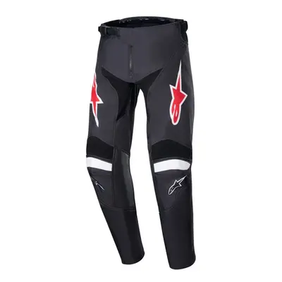 ALPINESTARS kalhoty RACER LUCENT, ALPINESTARS, dětské (černá/bílá/červená) 2024 Velikost/Provede