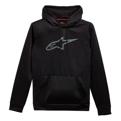 mikina INCEPTION ATHLETIC HOODIE, ALPINESTARS (černá) Velikost/Provedení: