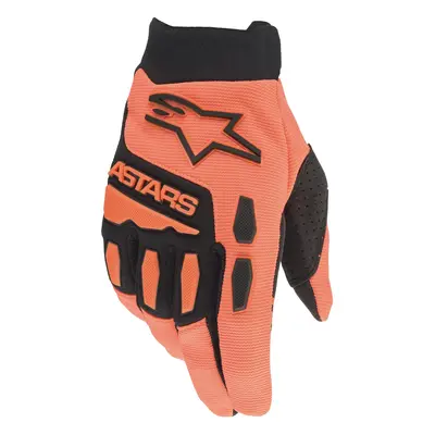 rukavice FULL BORE, ALPINESTARS (oranžová/černá) 2025 Velikost/Provedení: