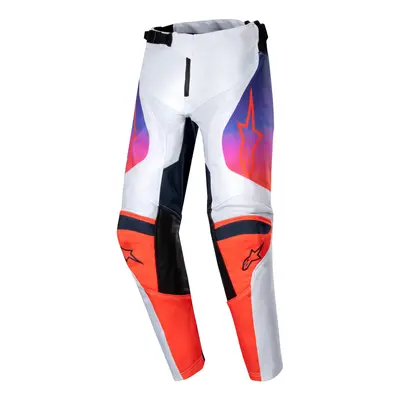 ALPINESTARS kalhoty RACER HOEN, ALPINESTARS, dětské (žlutá fluo/modrá/červená) 2024 Velikost/Pro