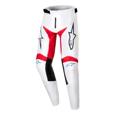 ALPINESTARS kalhoty RACER HANA, ALPINESTARS, dětské (bílá/multicolor) 2024 Velikost/Provedení: