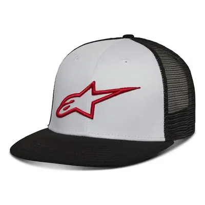 kšiltovka CORP TRUCKER, ALPINESTARS (bílá/černá/červená)