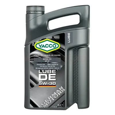 Motorový olej YACCO LUBE DE 5W30, 5 L