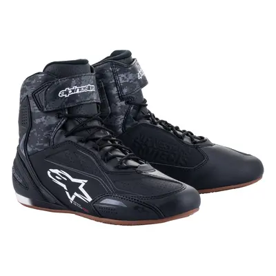 boty FASTER-3, ALPINESTARS (černá/šedá camo/guma) 2024 Velikost/Provedení: