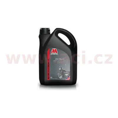 MILLERS OILS ZSS 10W40, polosyntetický olej pro 4T motory, vhodný pro aplikace s mokrou spojkou 