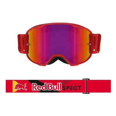 brýle STRIVE, RedBull Spect (červené mátné, plexi fialové zrcadlové)