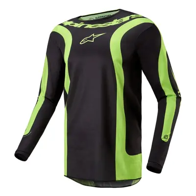 dres FLUID LURV, ALPINESTARS (černá/žlutá fluo) 2024 Velikost/Provedení: