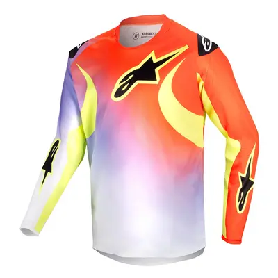 ALPINESTARS dres RACER LUCENT, ALPINESTARS, dětský (bílá/černá/žlutá fluo) 2024 Velikost/Provede