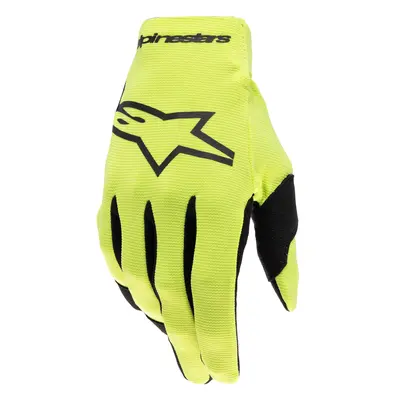 rukavice RADAR, ALPINESTARS (žlutá fluo/černá) 2025 Velikost/Provedení: