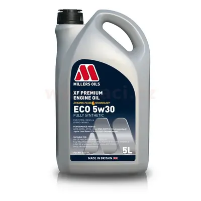 MILLERS OILS XF PREMIUM ECO 5w30, plně syntetický, 5 l