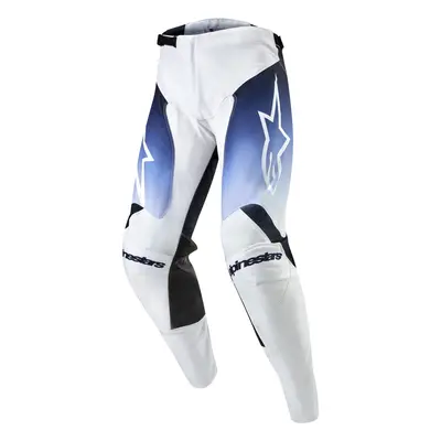 kalhoty RACER HOEN, ALPINESTARS (bílá/modrá) 2024 Velikost/Provedení: