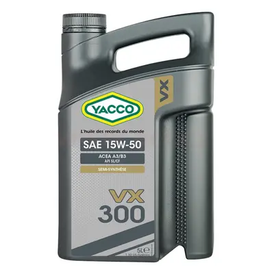 Motorový olej YACCO VX 300 15W50, 5 L