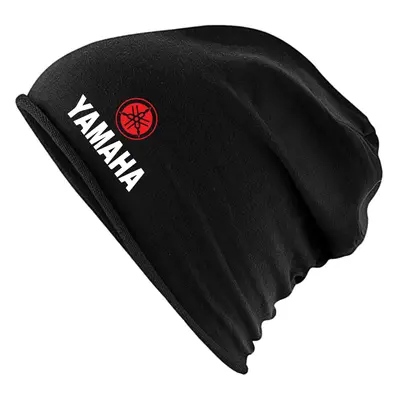 PRINT ČEPICE BEANIE lehká prodyšná s motivem YAMAHA, černá