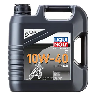 LIQUI MOLY Motorbike 4T 10W40 Offroad, syntetický motorový olej 4 l