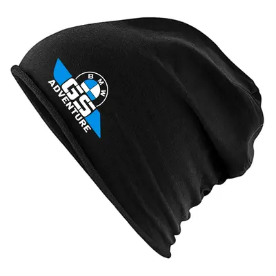 PRINT ČEPICE BEANIE lehká prodyšná s motivem BMW GSA, černá