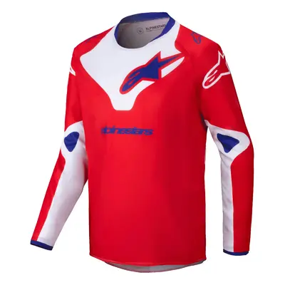 ALPINESTARS dres RACER VEIL, ALPINESTARS, dětský (červená/bílá) 2025 Velikost/Provedení: