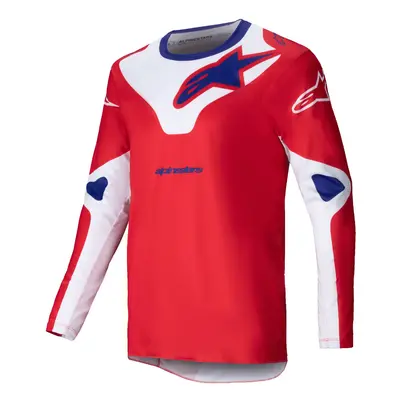 dres RACER VEIL, ALPINESTARS (červená/bílá) 2025 Velikost/Provedení: