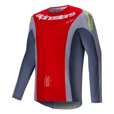 dres TECHSTAR MELT, ALPINESTARS (červená/šedá) 2025 Velikost/Provedení: