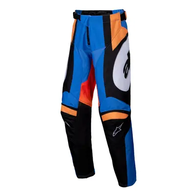 ALPINESTARS kalhoty RACER MELT, ALPINESTARS, dětské (oranžová/modrá) 2025 Velikost/Provedení: