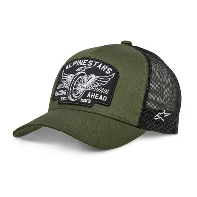 kšiltovka HERITAGE PATCH TRUCKER, ALPINESTARS (zelená/černá)