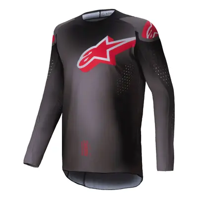 dres SUPERTECH LIPAN, ALPINESTARS (kouřová/červená) 2025 Velikost/Provedení: