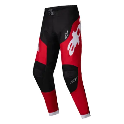 kalhoty RACER VEIL, ALPINESTARS (černá/červená) 2025 Velikost/Provedení: