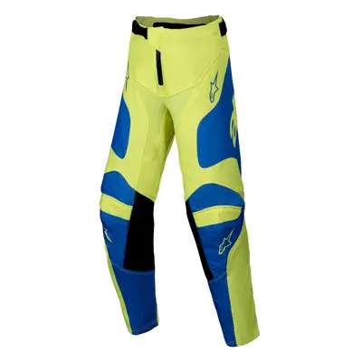 ALPINESTARS kalhoty RACER VEIL, ALPINESTARS, dětské (žlutá fluo/modrá) 2025 Velikost/Provedení: