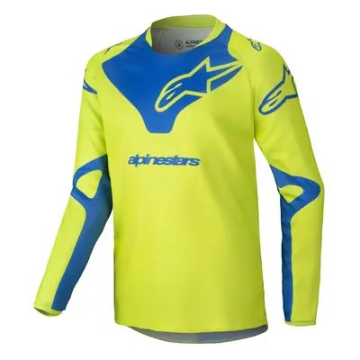 ALPINESTARS dres RACER VEIL, ALPINESTARS, dětský (žlutá fluo/modrá) 2025 Velikost/Provedení: