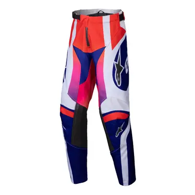 ALPINESTARS kalhoty RACER WURX, ALPINESTARS, dětské (multicolor/bílá) 2025 Velikost/Provedení: