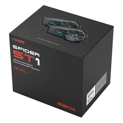 Mesh handsfree headset Spider ST1 (dosah 2 km), SENA (sada 2 jednotek)