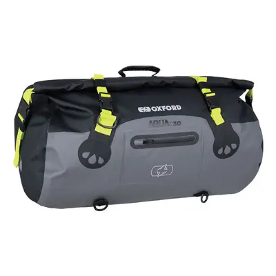 vodotěsný vak Aqua T-30 Roll Bag, OXFORD (černý/šedý/žlutý fluo, objem 30 l)