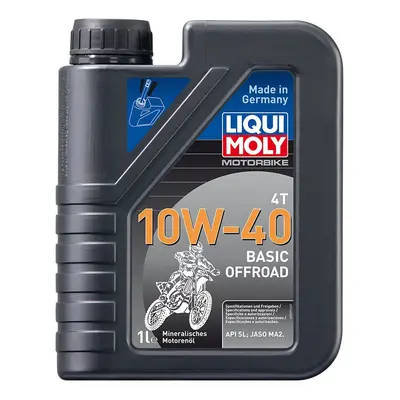 LIQUI MOLY Motorbike 4T 10W40 Basic Offroad, minerální motorový olej 1 l