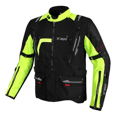 Bunda na motorku TXR Enduro černo-fluo žlutá