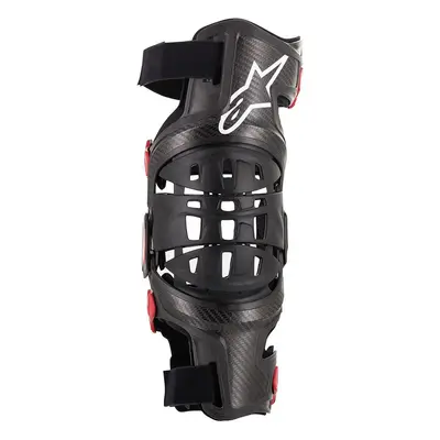 kolenní ortézy BIONIC-10 CARBON, ALPINESTARS (černá/červená, pravé koleno) Velikost/Provedení: