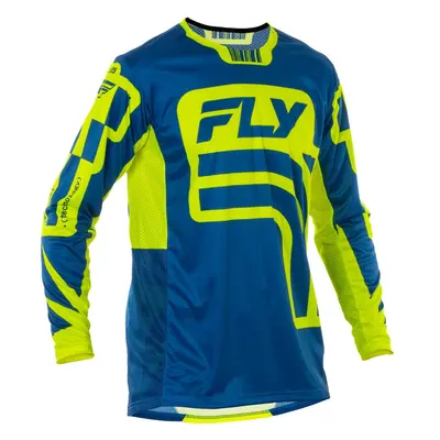 dres LITE LANCER, FLY RACING - USA 2025 (modrá/hi-vis) Velikost/Provedení: